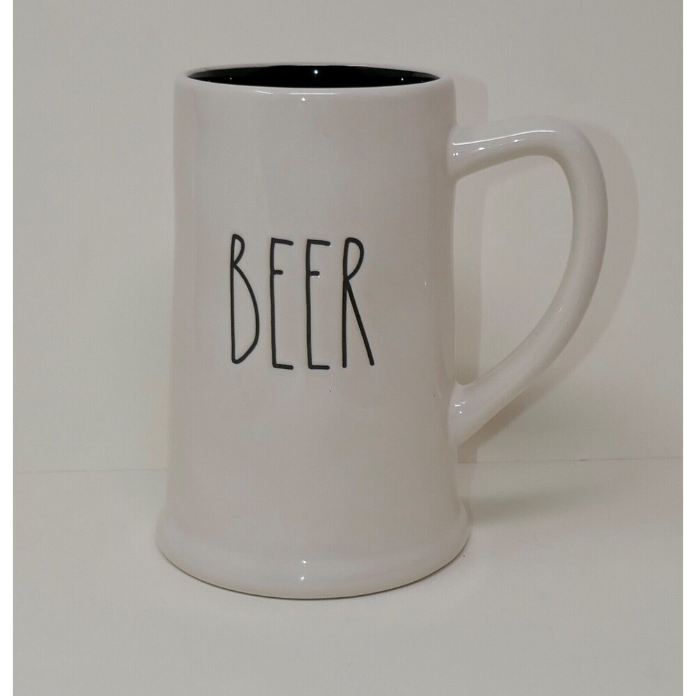 Rae Dunn Artisan Collection By Magenta Ceramic Beer Mug - Picture 2 of 8